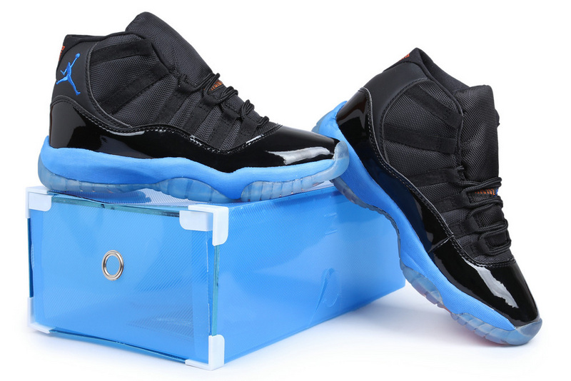 Air Jordan 11 Mens Shoes Aaa Black/Blue Online